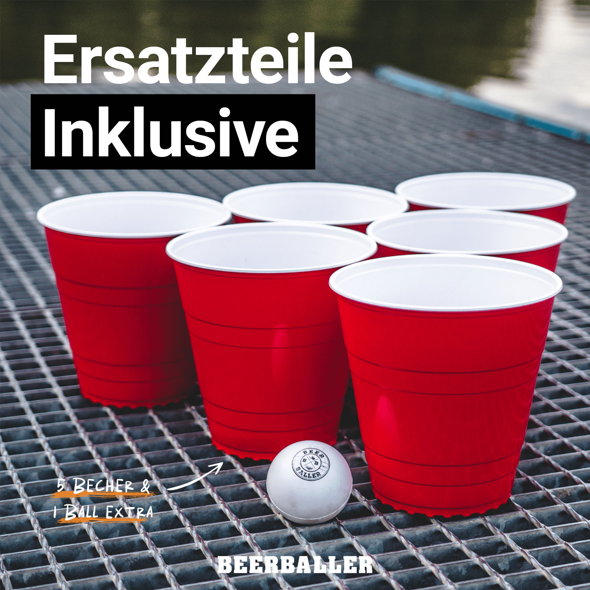 Beer Pong Becher 'Giant Cups' - BeerBaller