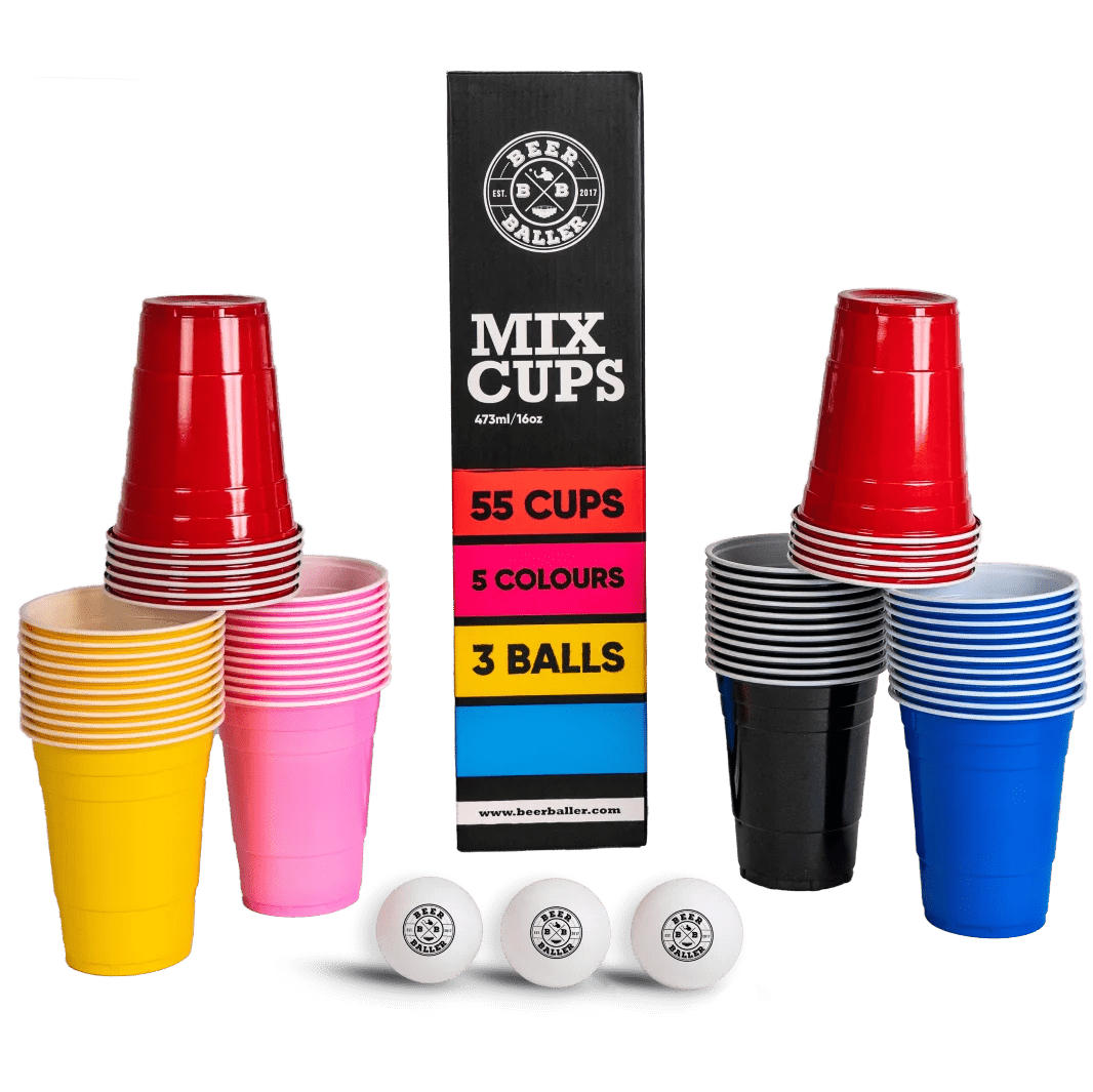 Beer Pong Becher Set Mixed - BeerBaller