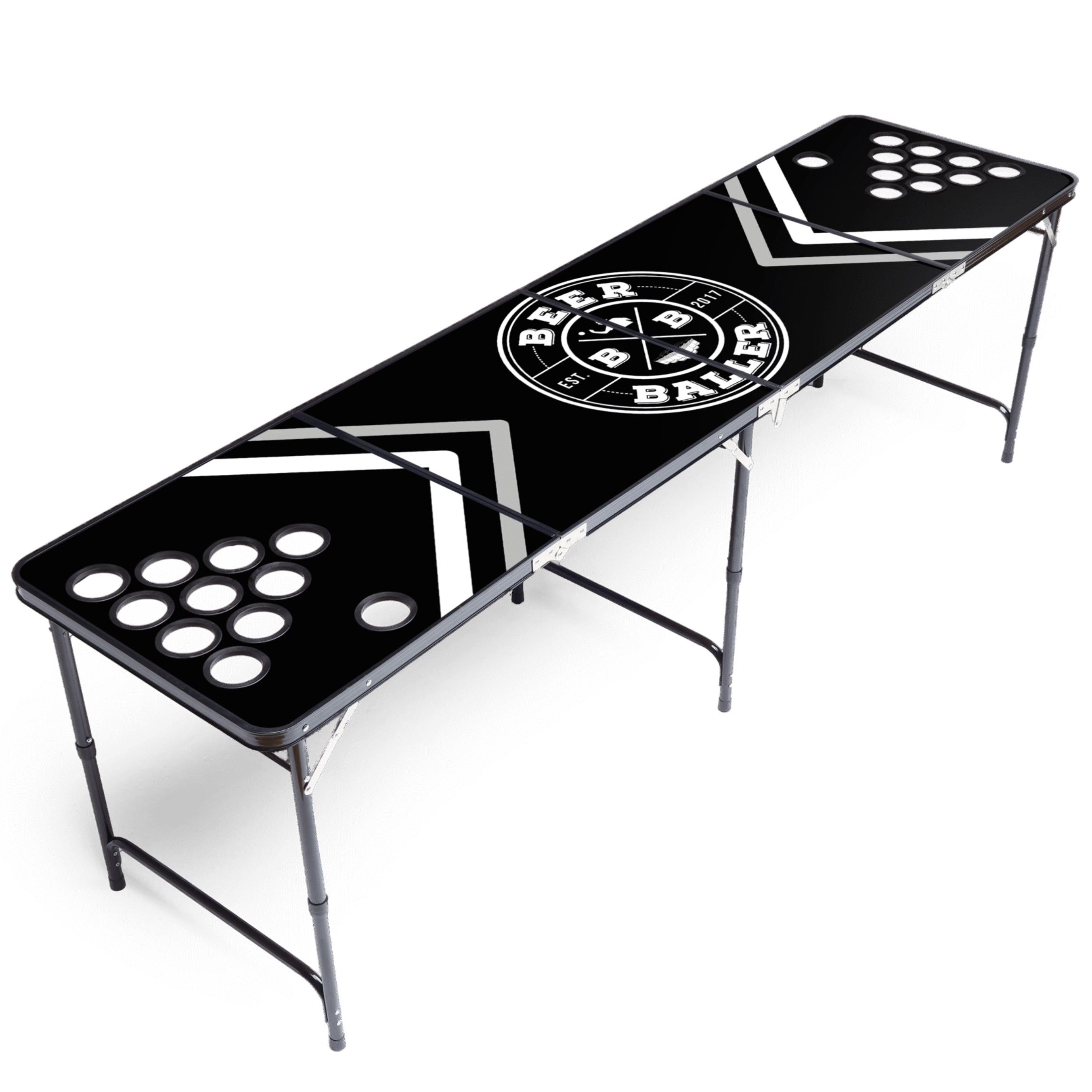 BeerBaller® All Black Beer Pong Tisch