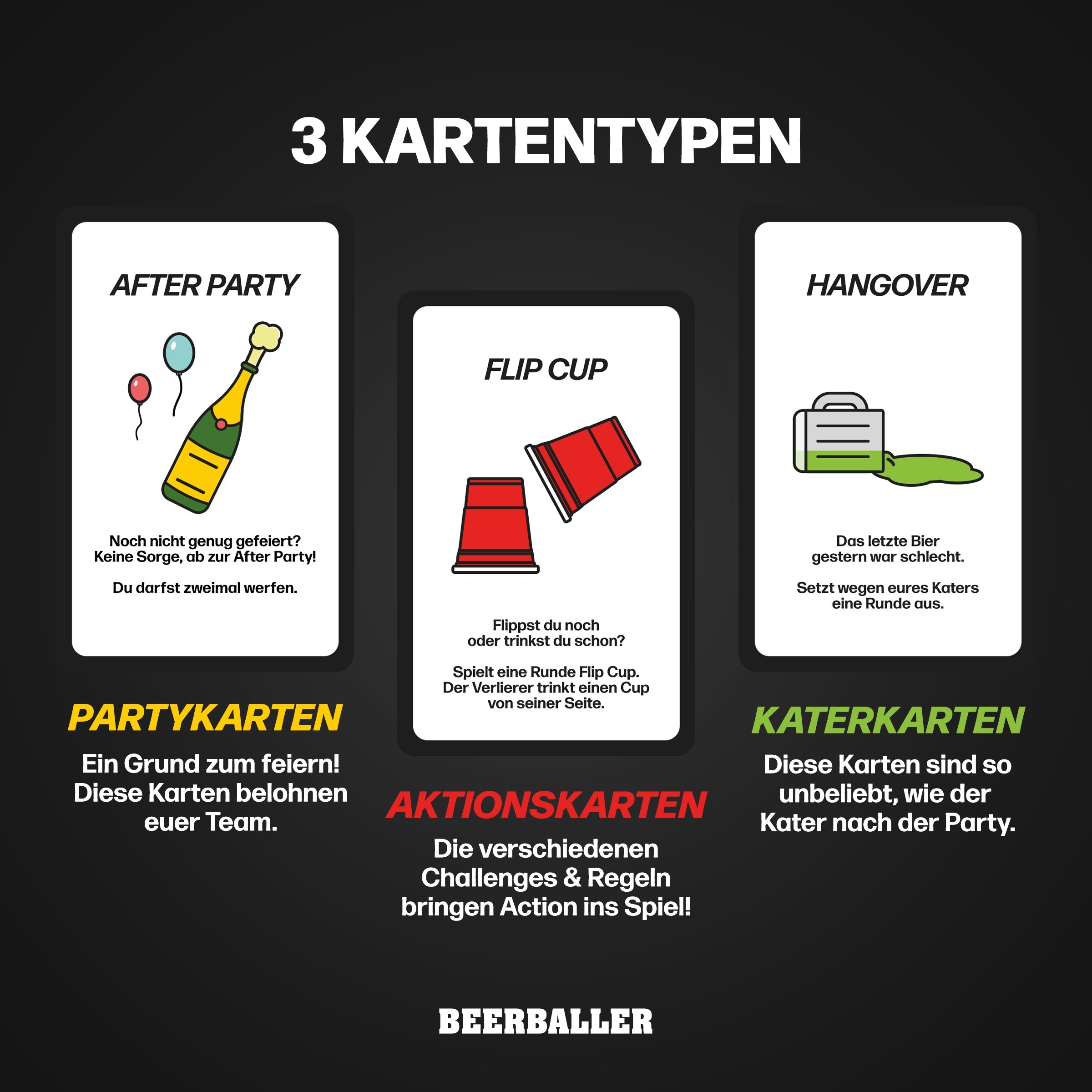 Trinkspiel 'Party Pong' - BeerBaller