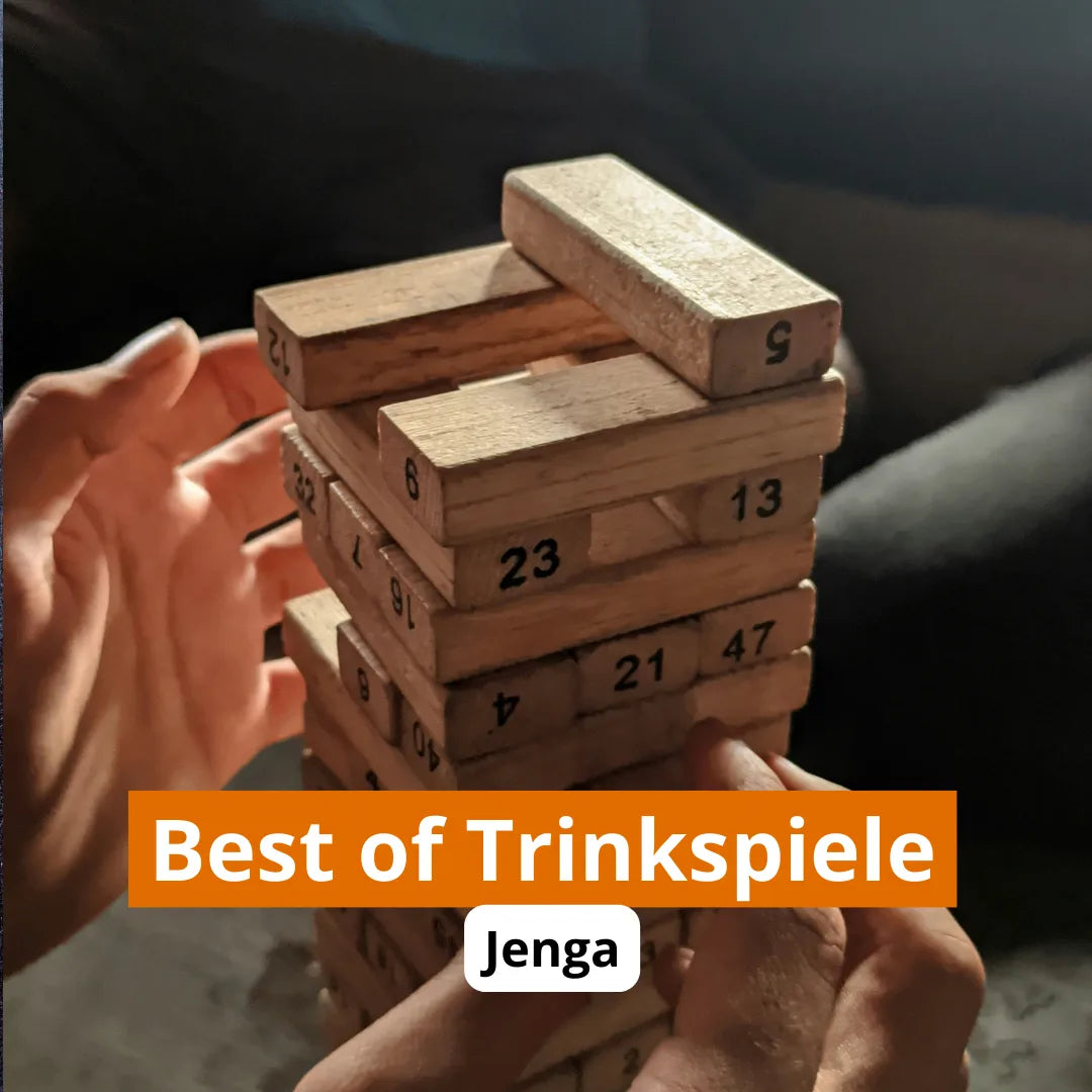Jenga - schlüpfriger denn je als Trinkspiel neu interpretiert