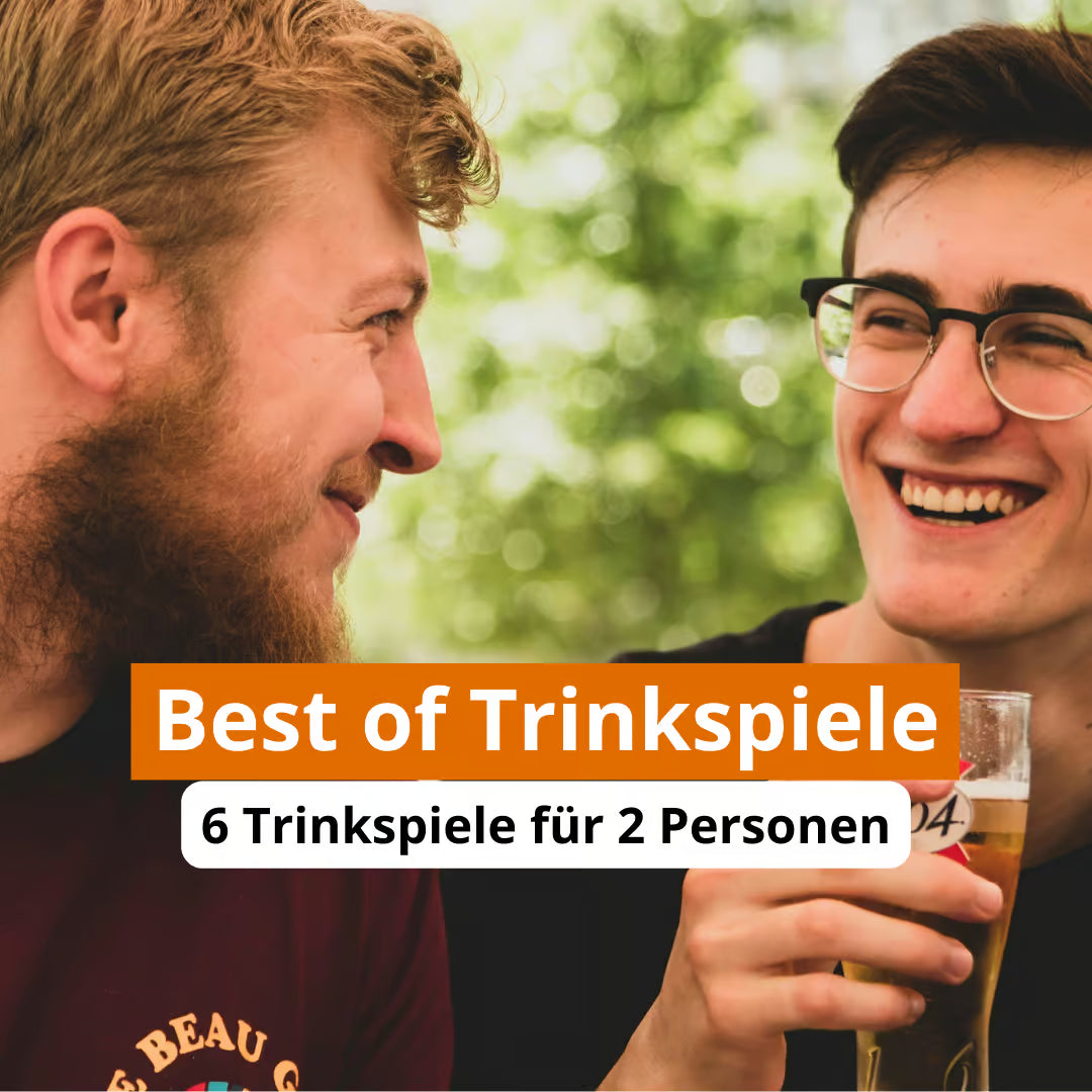 Sechs Trinkspiele für zwei Personen