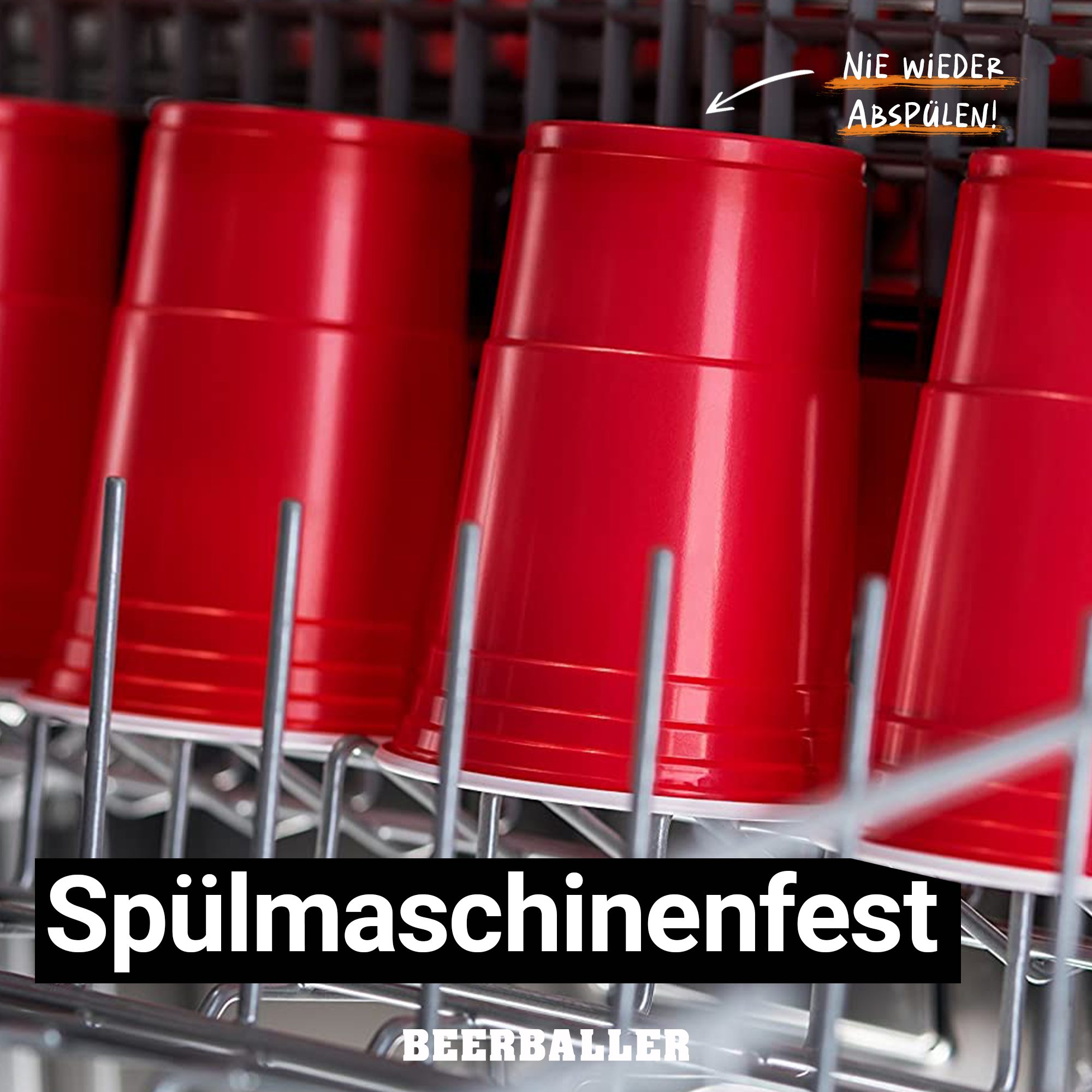 Beer Pong Becher Rot (800x + 96 Bälle)