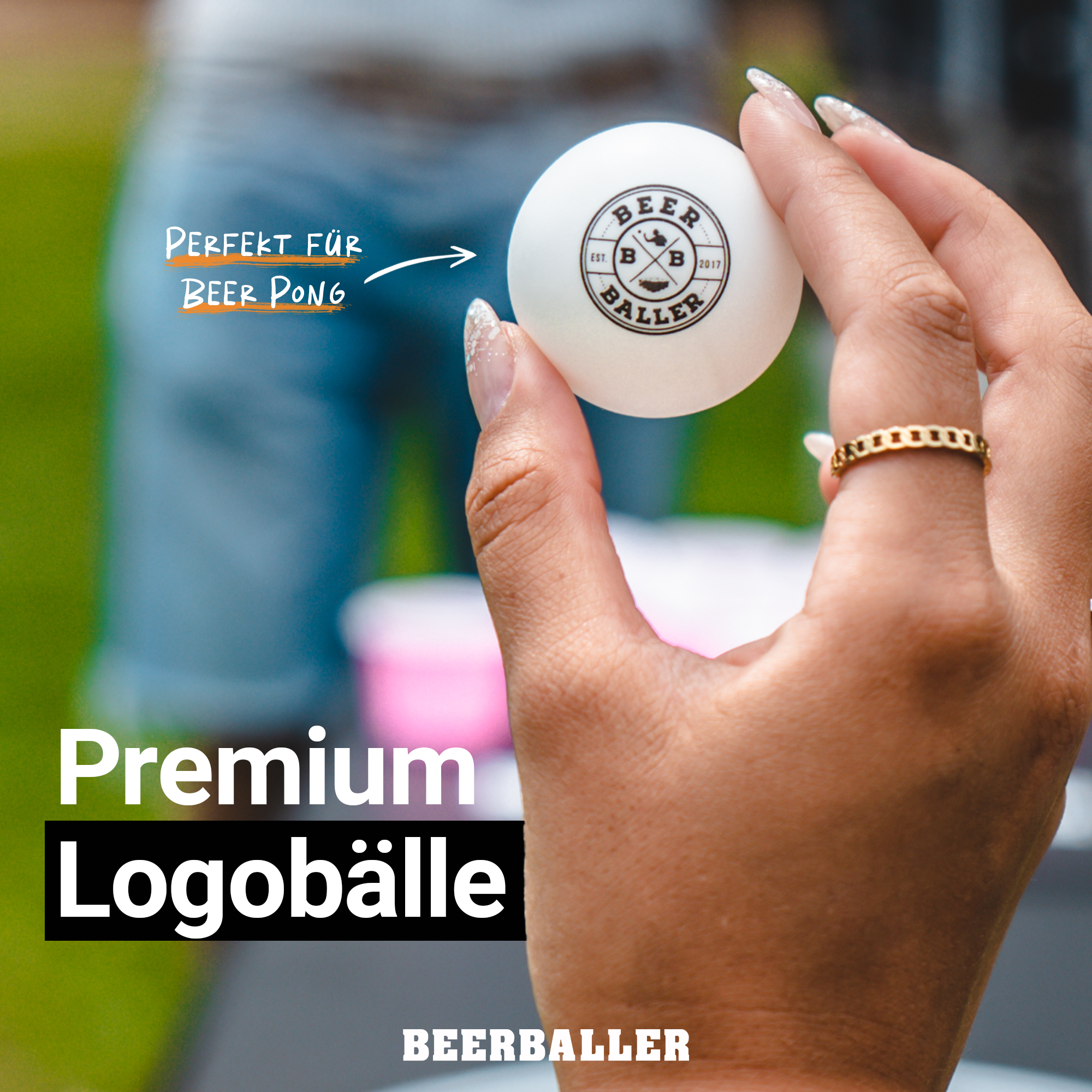 Beer Pong Becher Blau (800x + 96 Bälle)
