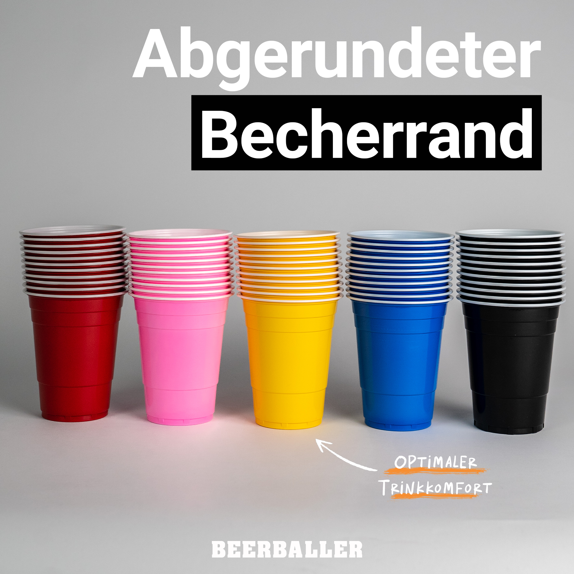 BeerBaller® Mix Cups (55x inkl. 3 Bällen)