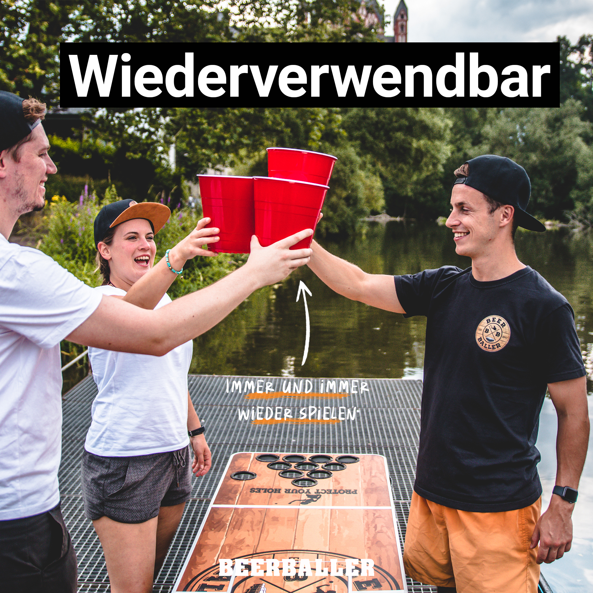 Beer Pong Becher 'Giant Cups'