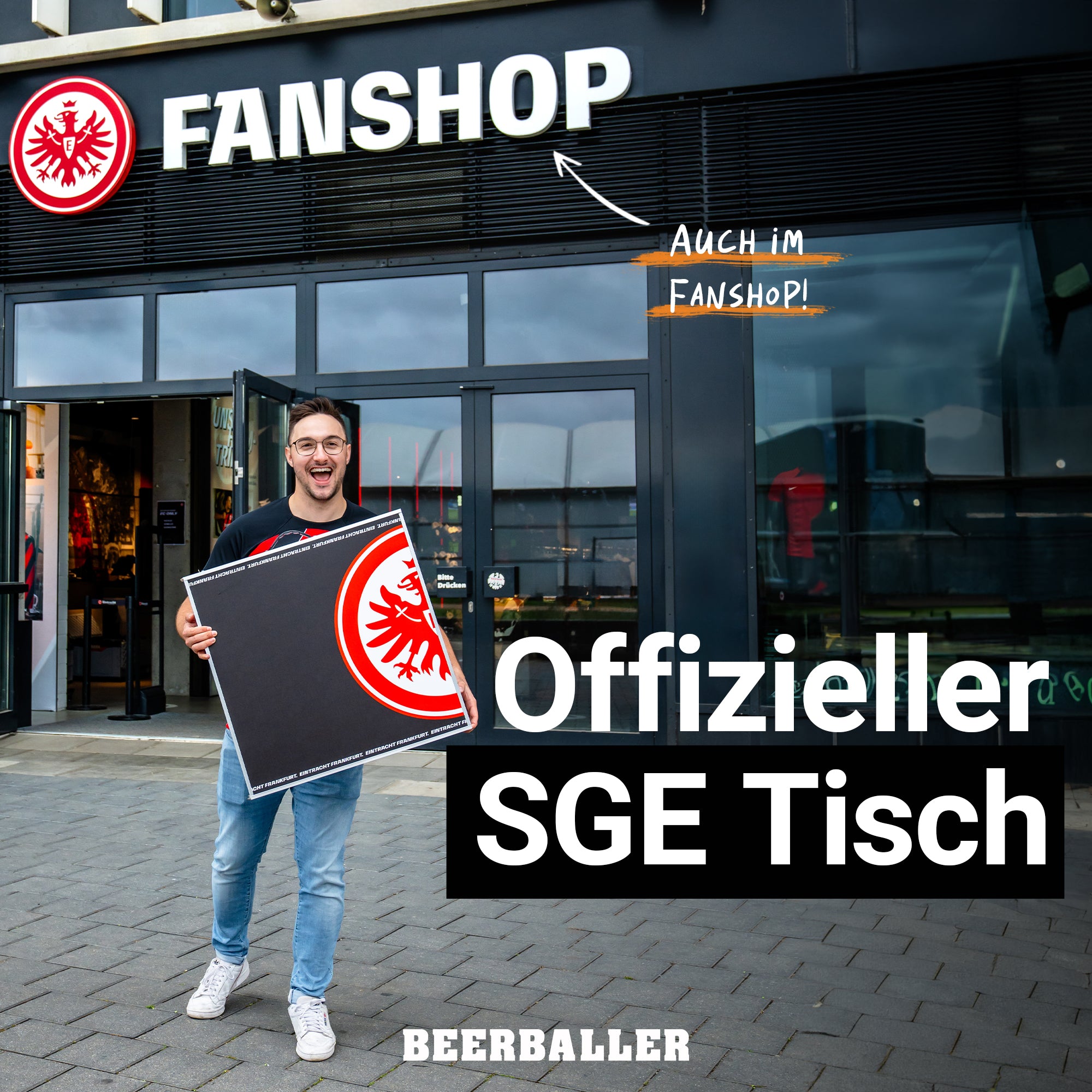 Beer Pong Tisch 'Eintracht Frankfurt'