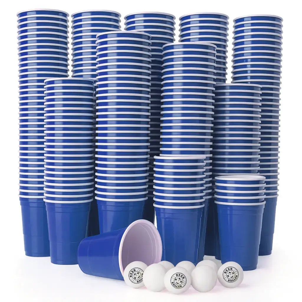 Beer Pong Becher Blau (800x + 96 Bälle)
