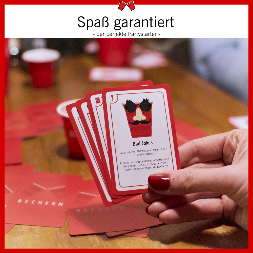 Trinkspiel 'Bechern' mit Cups