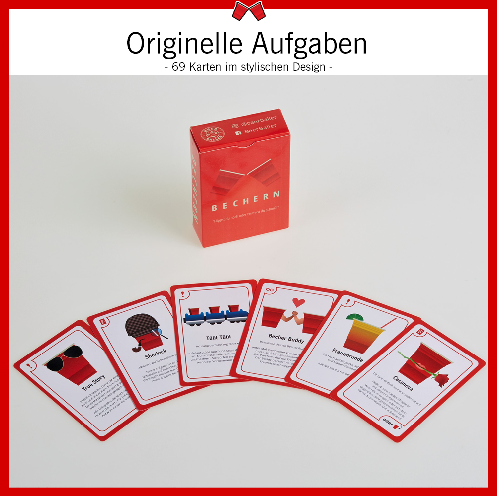 Trinkspiel 'Bechern' mit Cups