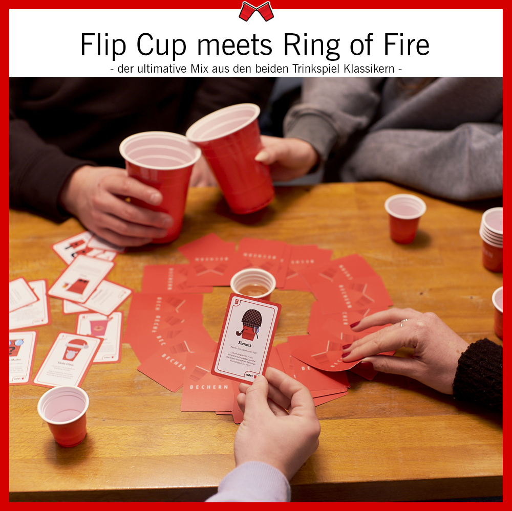 Trinkspiel 'Bechern' mit Cups