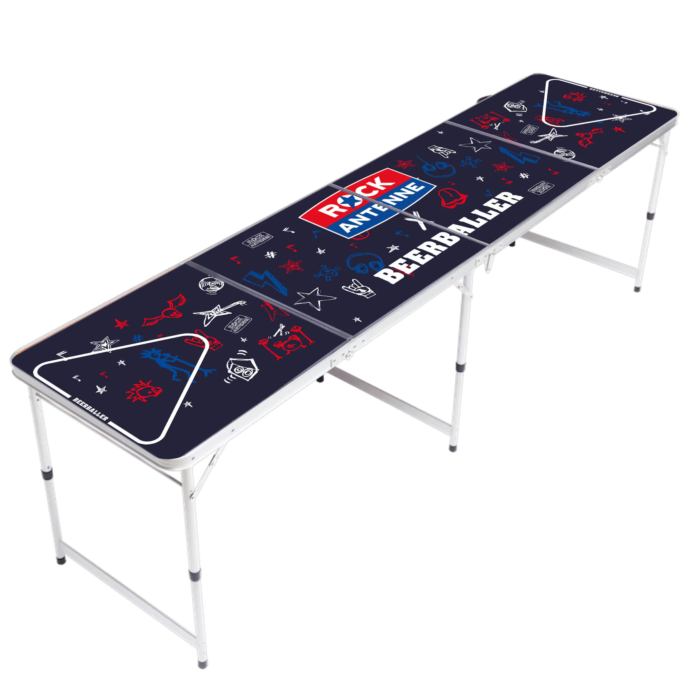 Beer Pong Tisch 'Rock Antenne'