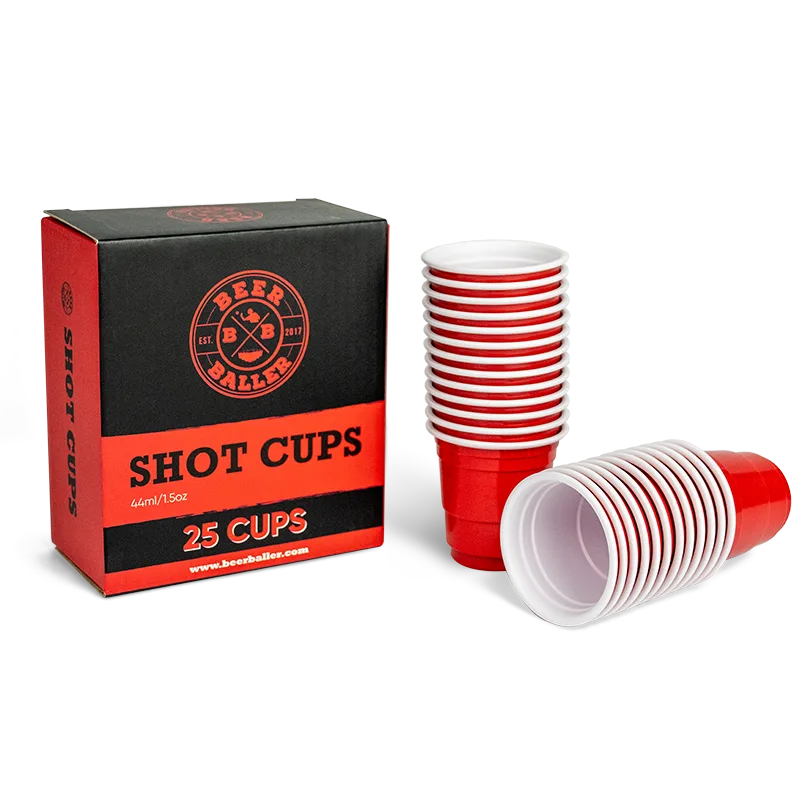 Shot Becher Rot