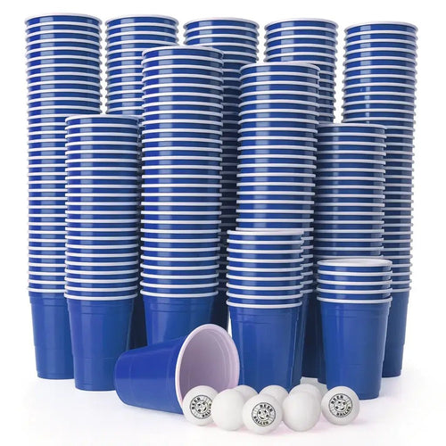 Beer Pong Becher Blau (800x + 96 Bälle) - BeerBaller
