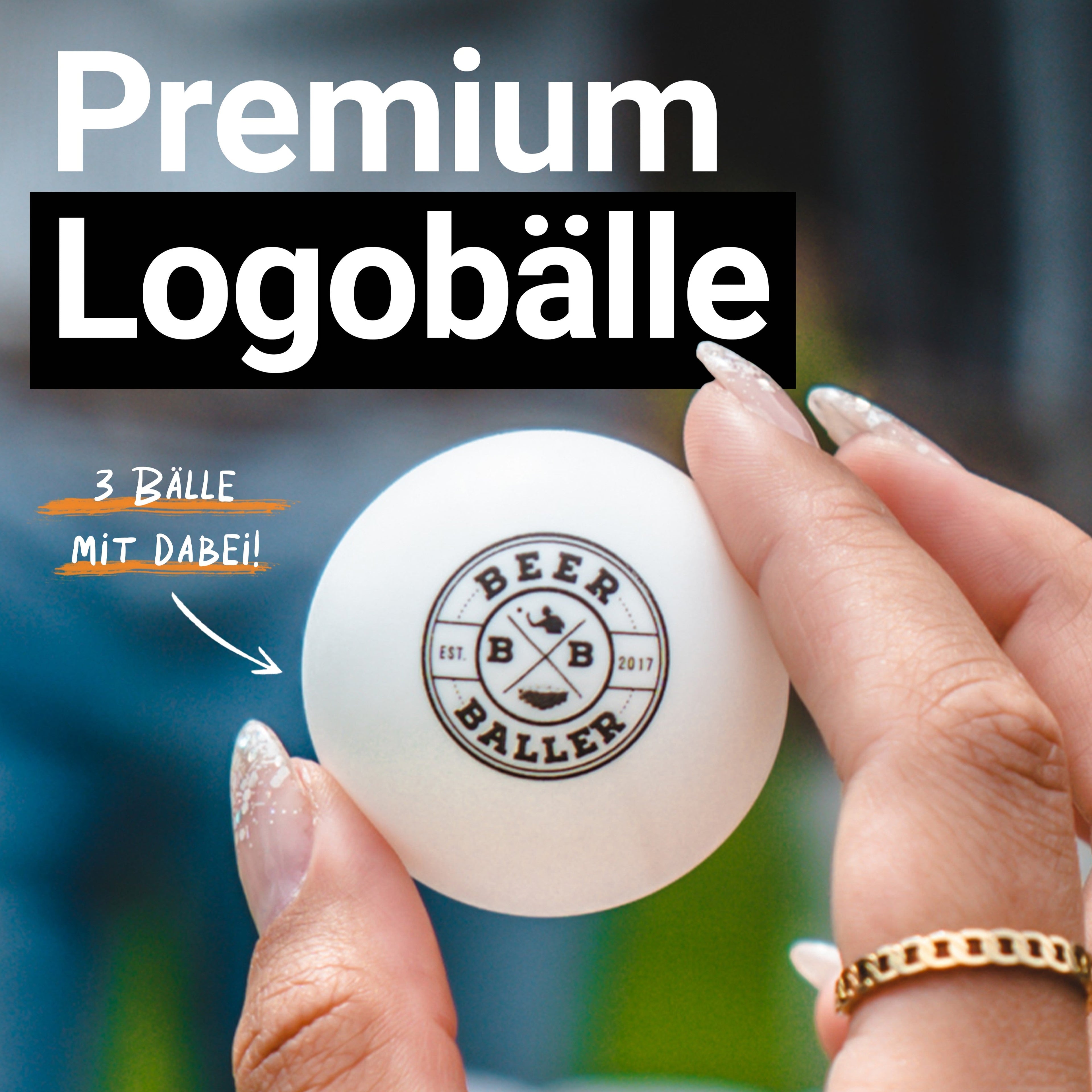 Beer Pong Becher Gelb (800x + 96 Bälle) - BeerBaller