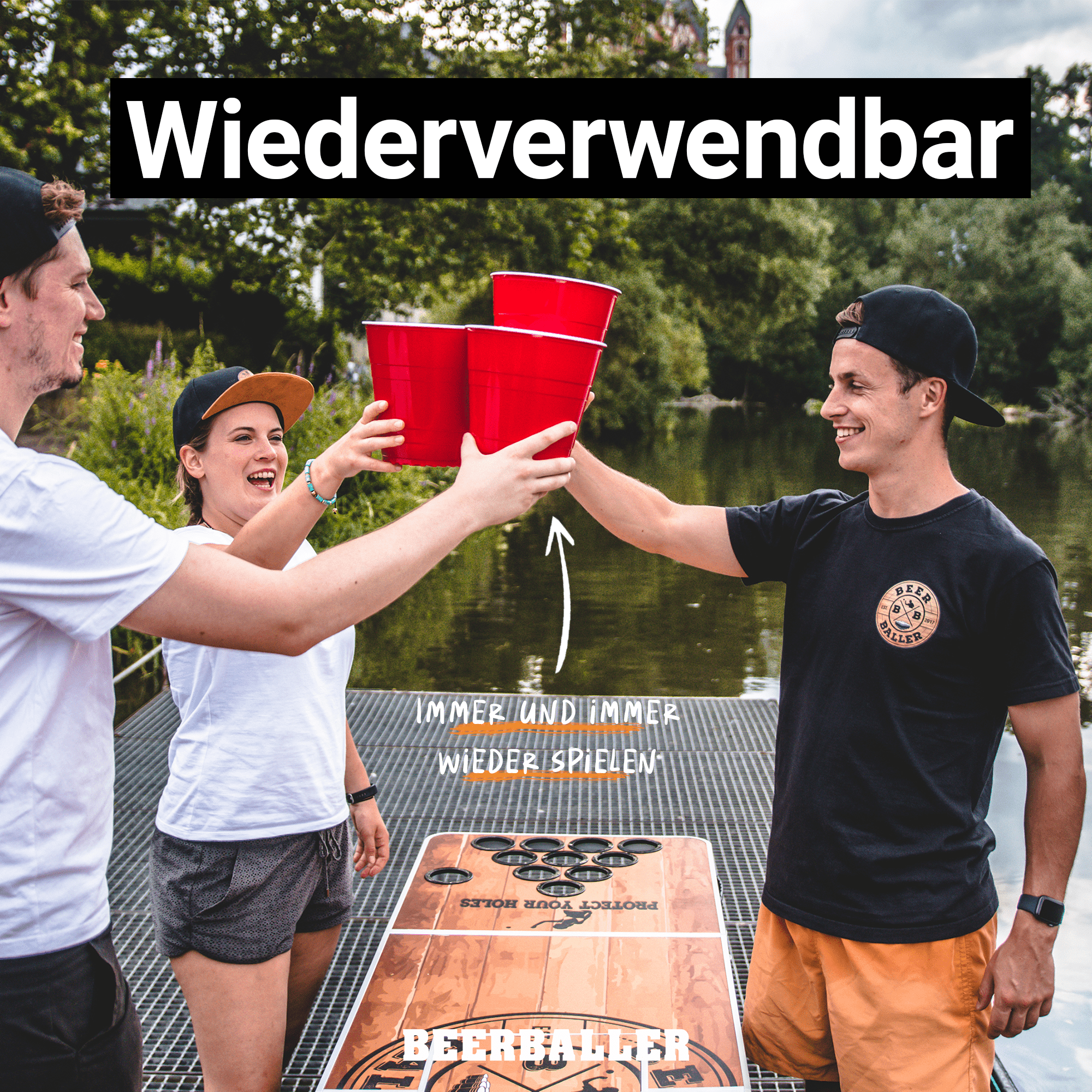Beer Pong Becher 'Giant Cups' - BeerBaller