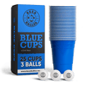 Beer Pong Becher Set Blau - BeerBaller