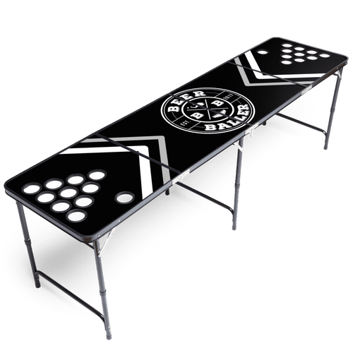 Beer Pong Tisch 'All Black' mit Löchern - BeerBaller