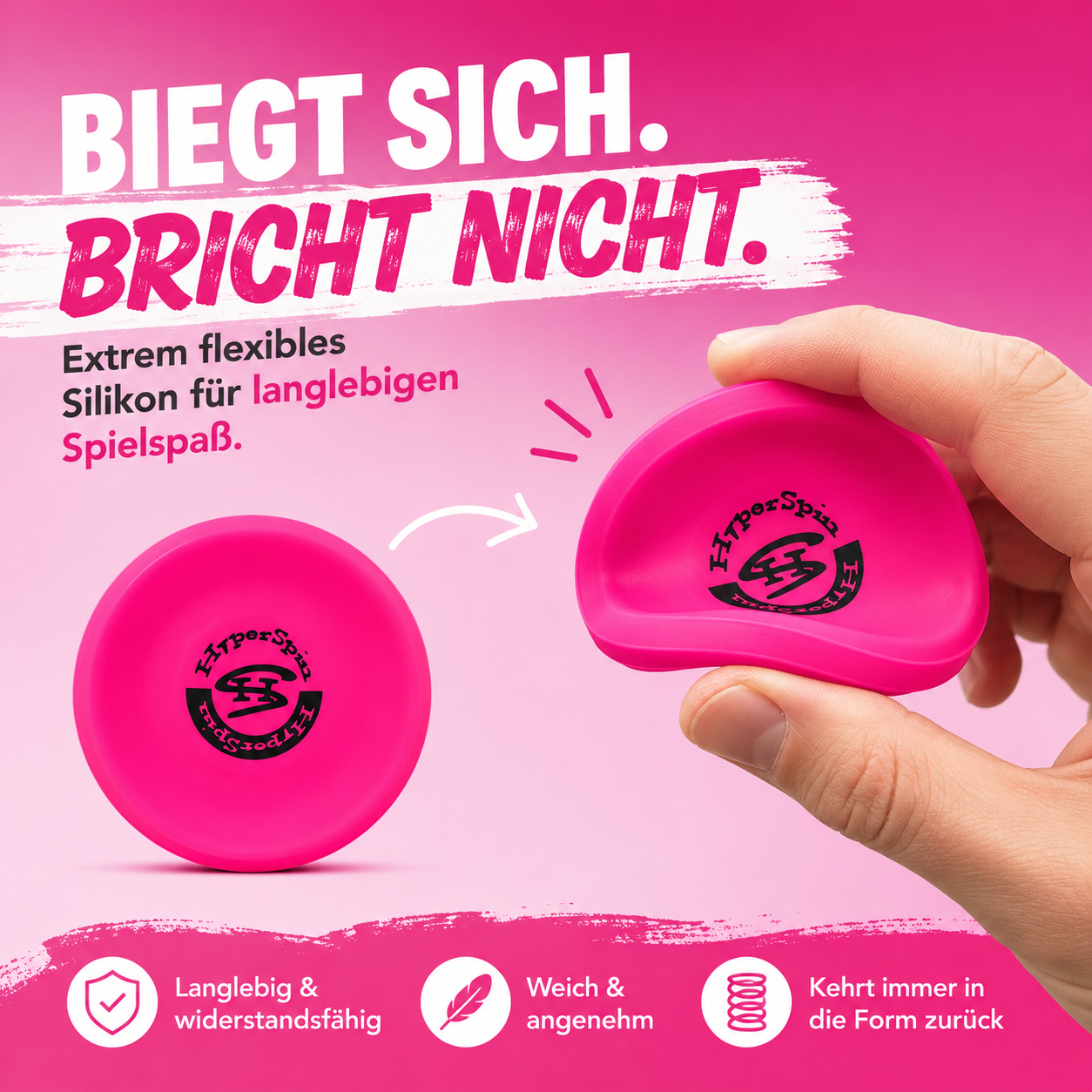 HYPERSPIN® Mini Frisbee Set (3 Stück)