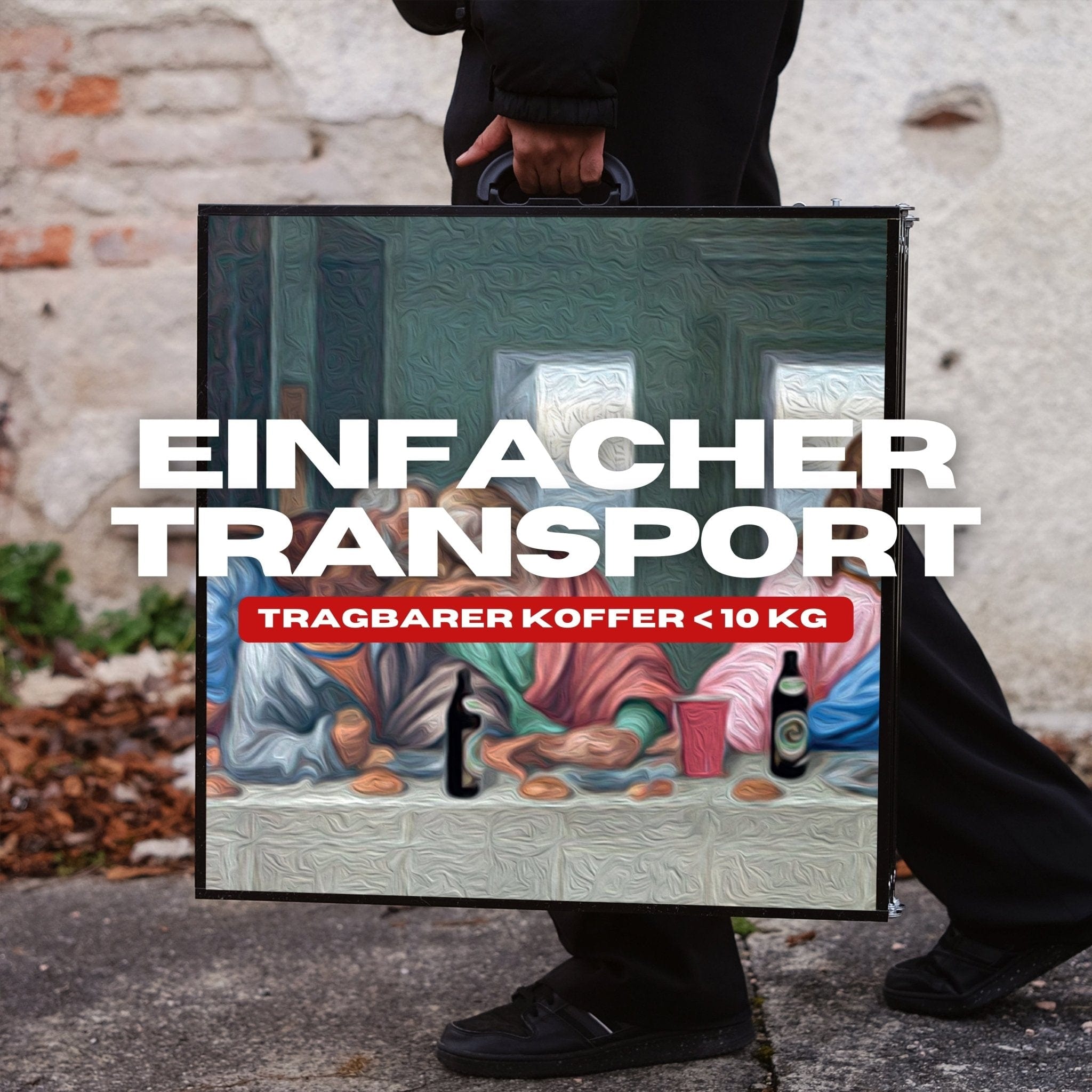 Beer Pong Tisch "Letztes Abendmahl"