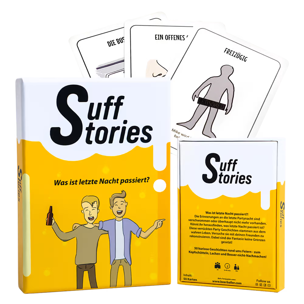 Trinkspiel 'Suff Stories'