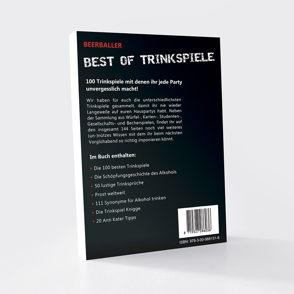 Trinkspiel Buch 'Best of Trinkspiele' - BeerBaller