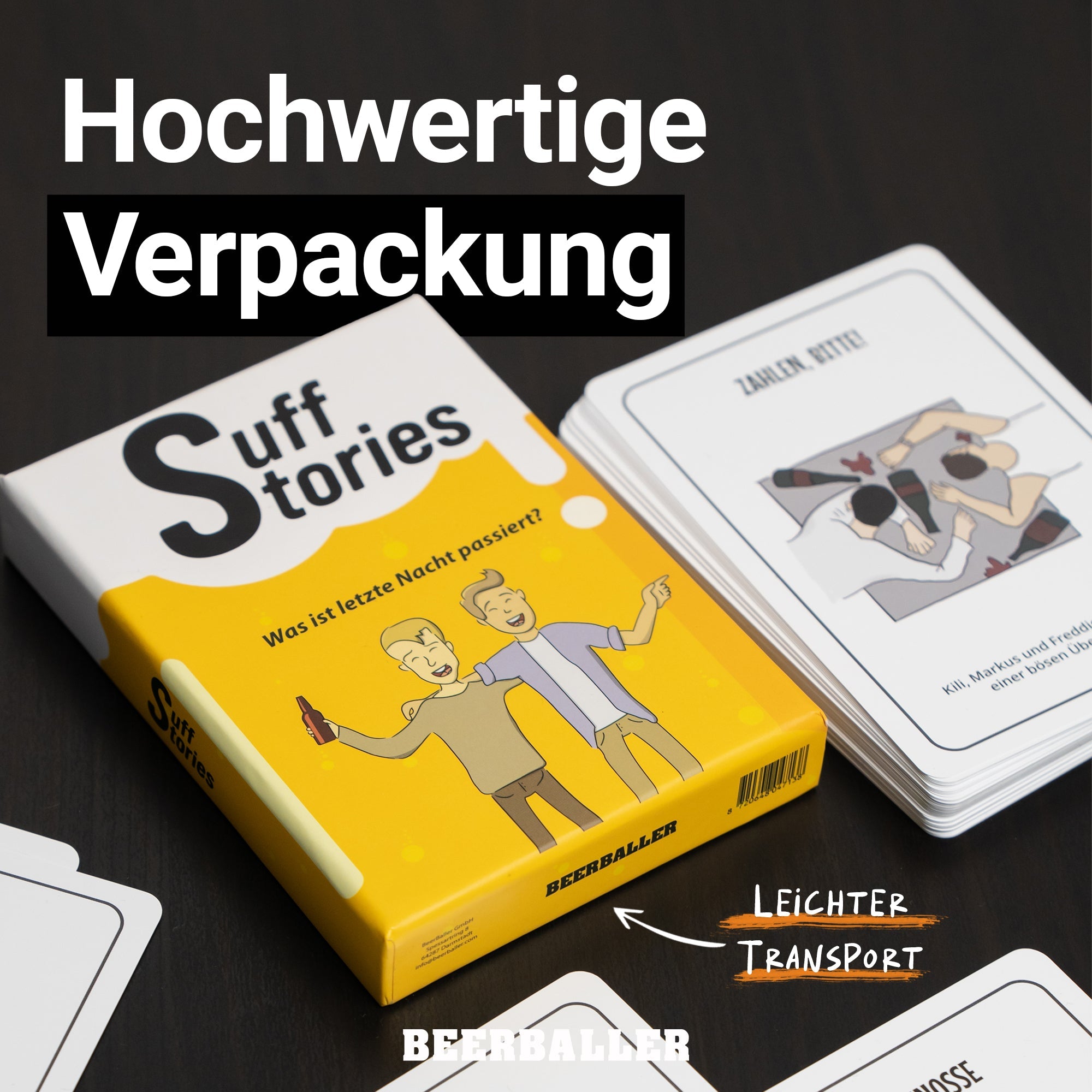 Trinkspiel 'Suff Stories' - BeerBaller
