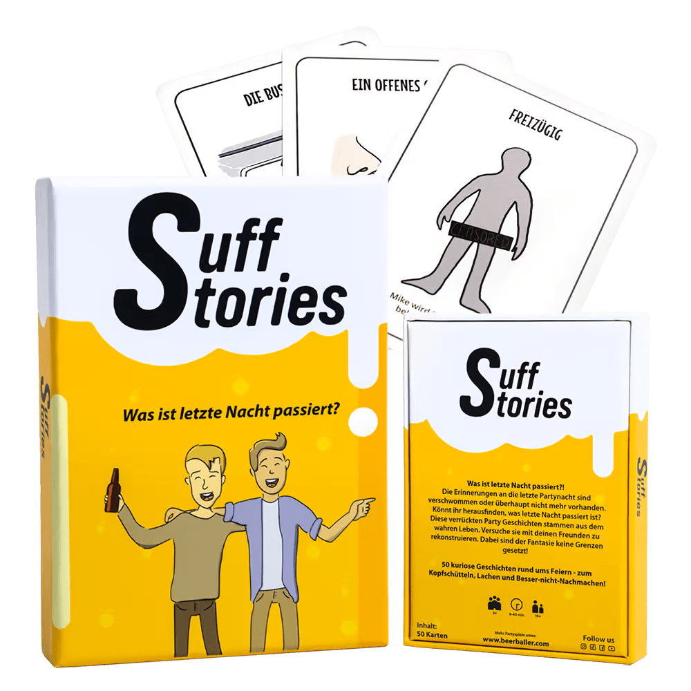 Trinkspiel 'Suff Stories' - BeerBaller