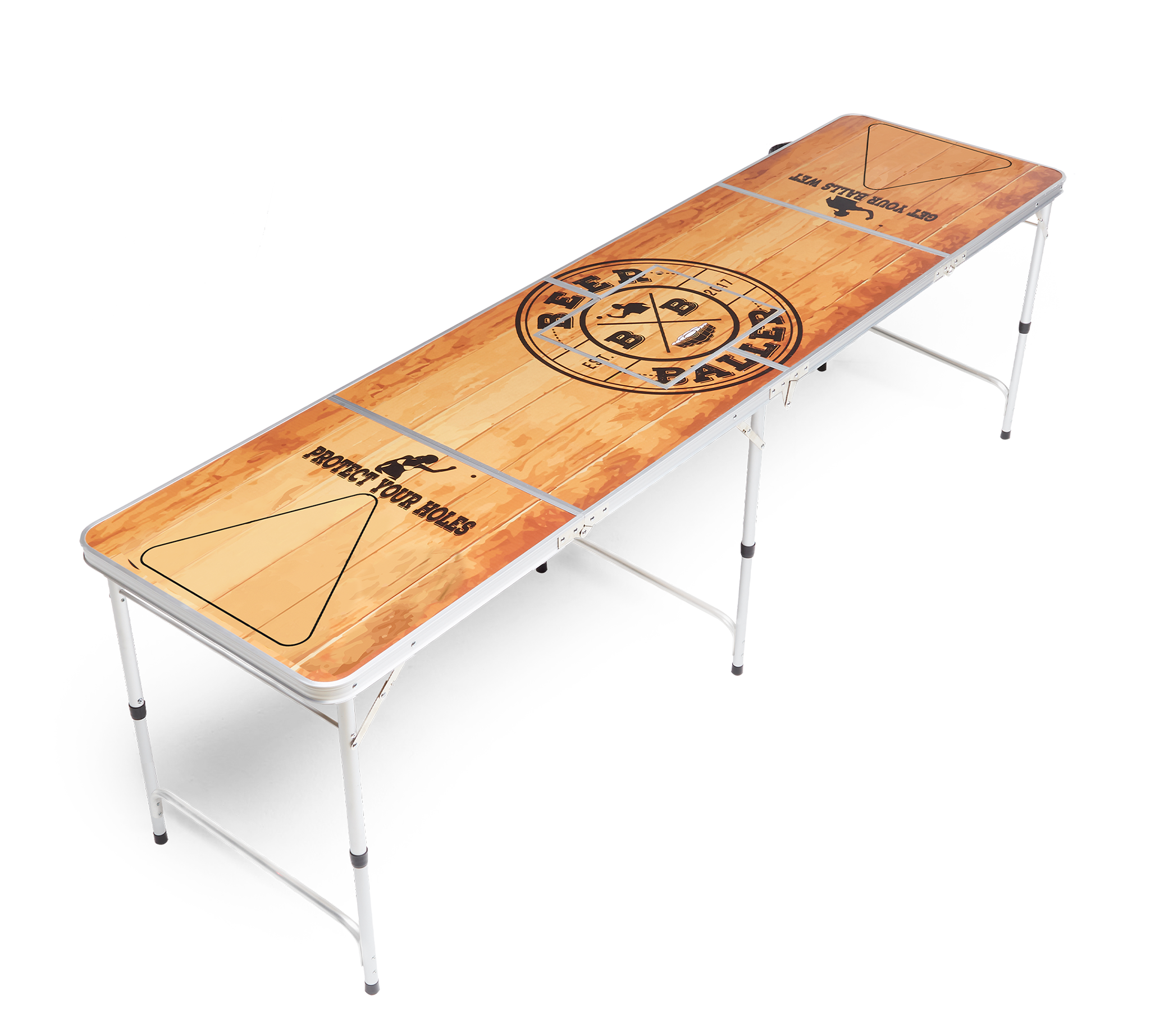 The Oak Beer Pong Table, Eichenholz-Design Bier Pong Tisch von Mr. Pong