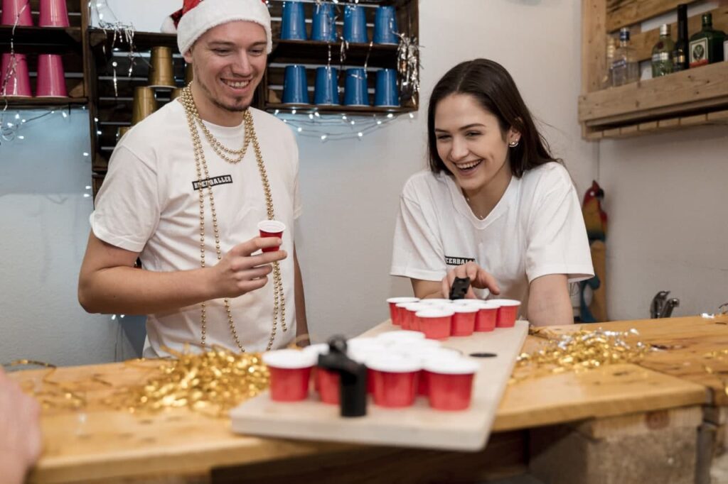 Spaß an den Feiertagen 1 Weihnachten Shotpong BeerBaller