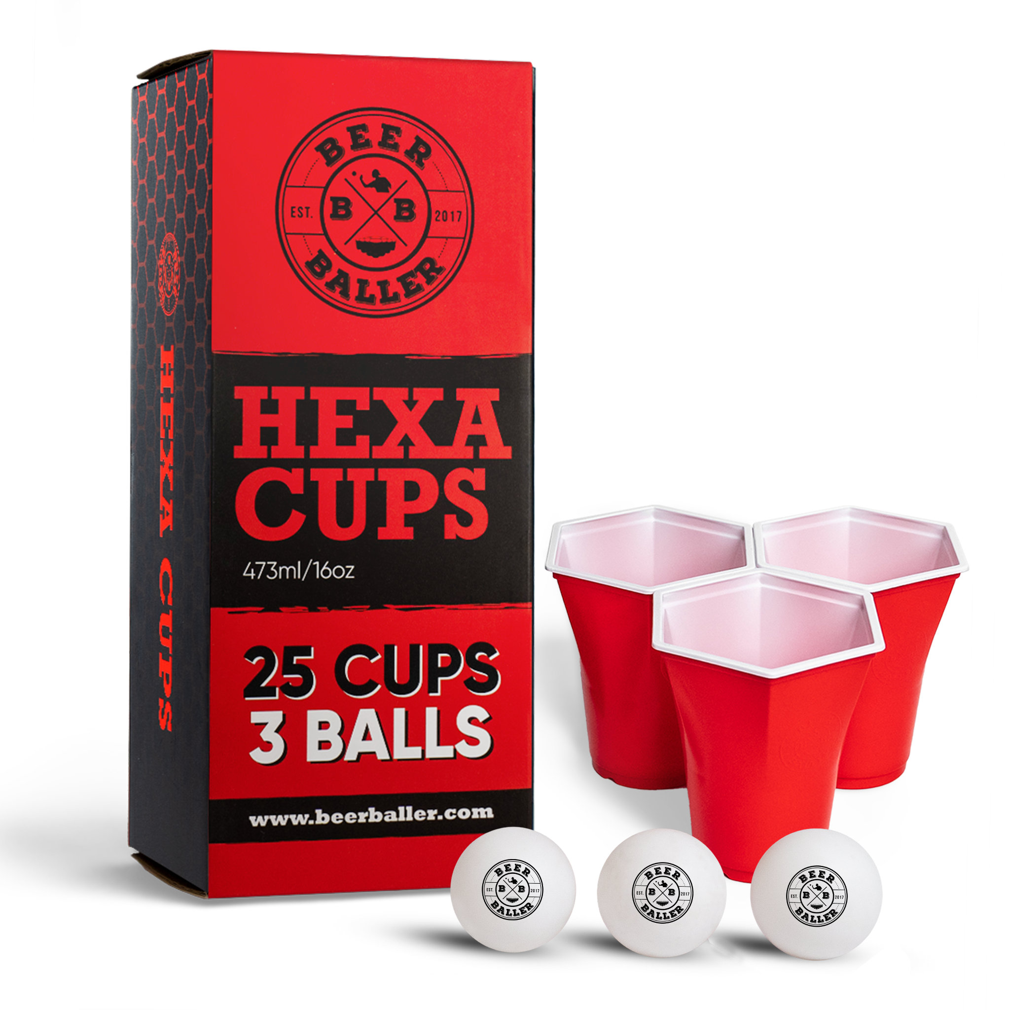 Hexcup : Le gobelet rouge pour Beer Pong – Cuboak
