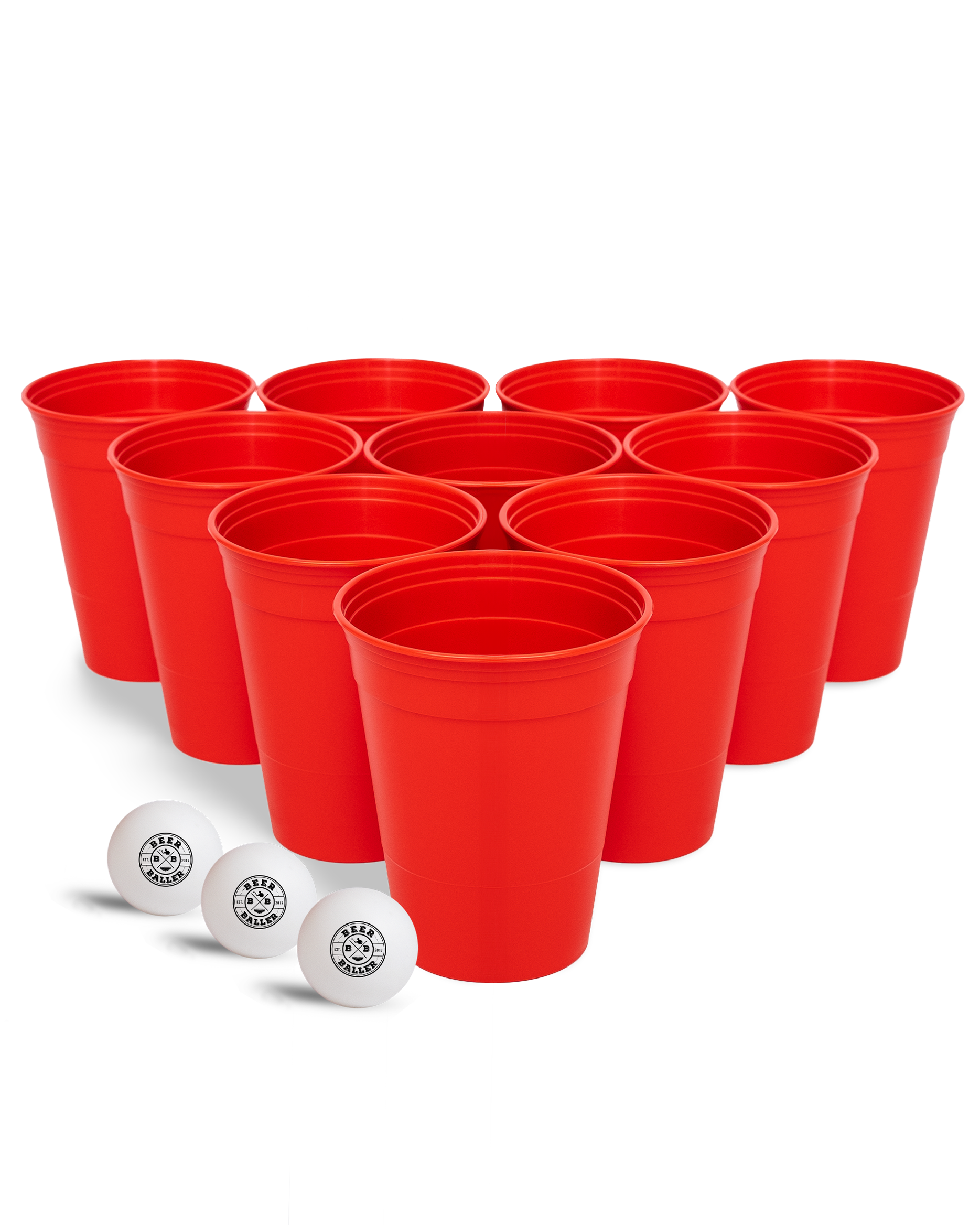 UNBREAKABLE Beer Pong Becher - Mehrweg Hartplastik Cups