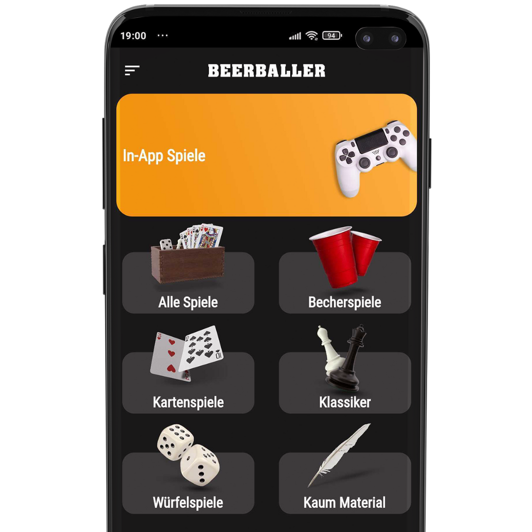 BEERBALLER® Trinkspiel App - 100+ Trinkspiele in einer App!
